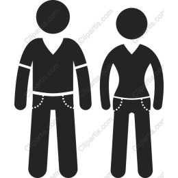 Minimalist Male and Female Fashion Figures