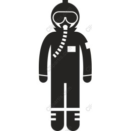 Stylized Diver in and