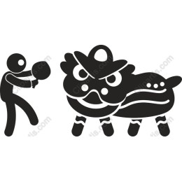 Lively Lion Dance Interaction