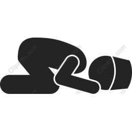 Minimalist Resting Figure