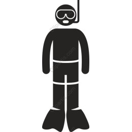Minimalist Scuba Diver