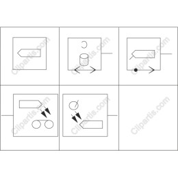 Geometric Motion Arrow Set