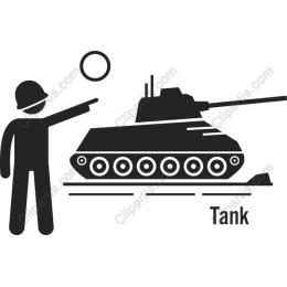 Tank and Soldier