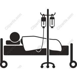 Patient in Hospital Bed