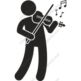 Dynamic Violin Musician