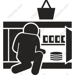 Kneeling Freezer Icon