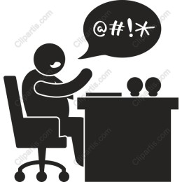 Frustrated Office Worker