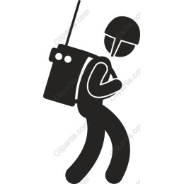Soldier with Radio Backpack
