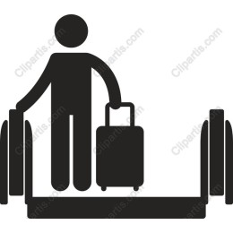Traveler at Baggage Claim