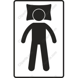 Minimalist Sleeping Figure