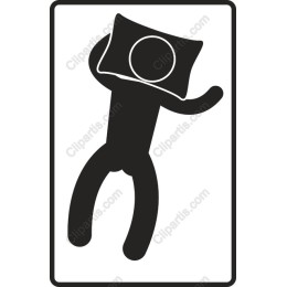 Relaxing of a Person with Pillow