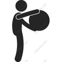 Strength & Motion: Person Lifting Ball