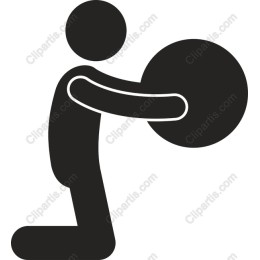 Kneeling Weight Lifter