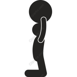 Minimalist Thoughtful Pose