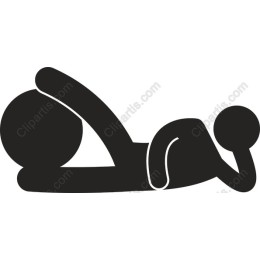 Minimalist Reclining Figure