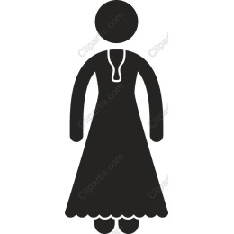 Elegant Woman in Dress