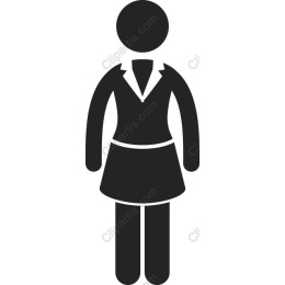 Stylized Businesswoman Icon