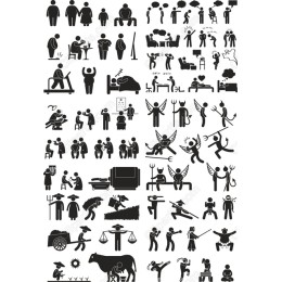 Everyday Life Clipart Set:
