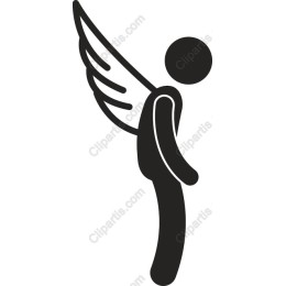 Elegant Winged Figure