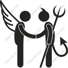 Good vs Evil Handshake