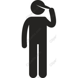 Minimalist Salute Icon