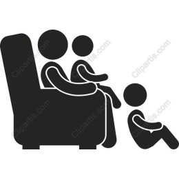 Charming Family Scene