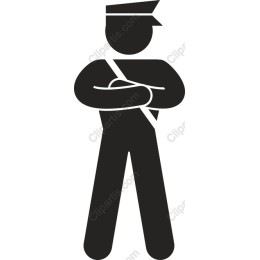 Minimalist Police Officer