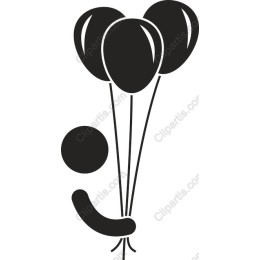 Character with Balloons