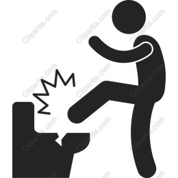 Playful Kicking Character