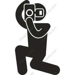 Kneeling Photographer