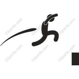 Stylized Leap Figure