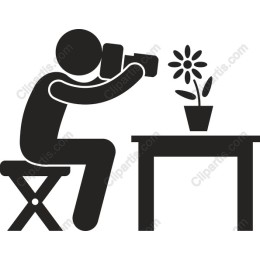 Photographer Capturing Flower