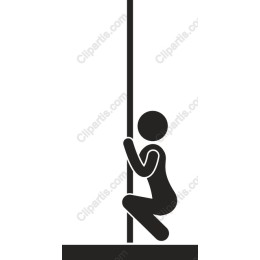 Minimalist Pole Dancer