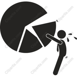 Data Struggles: of a Man Lifting a Pie Chart