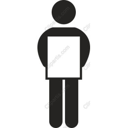 Minimalist with Blank Sign