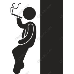 Relaxed Smoking Figure