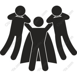 Dynamic Teamwork Superhero