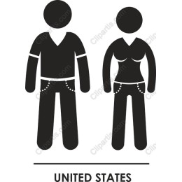Abstract of Male and Female Figures