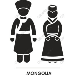 Mongolian Traditional Attire Set