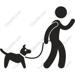 Person Walking a Dog