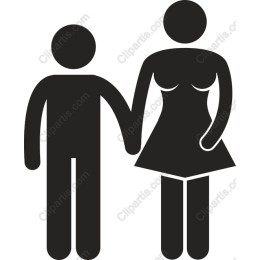 Minimalist Couple Holding Hands