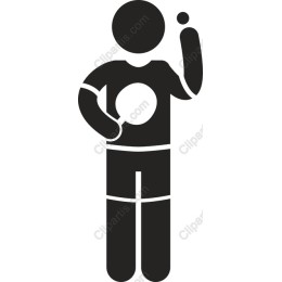 Hand Raised Figure