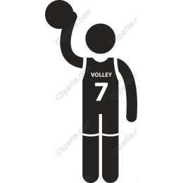 Dynamic Volleyball Player