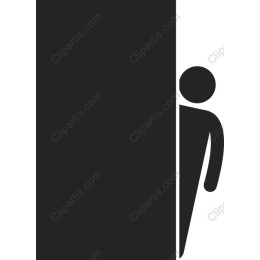 Curious Figure Peeking