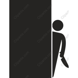 Shadow Figure with Knife