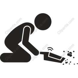 Kneeling Figure Trowel