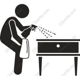 Person Cleaning Furniture