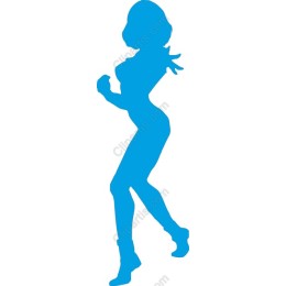 Elegant Blue Woman