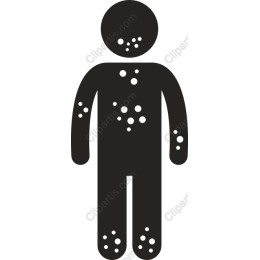Minimalist Human with Circular Patterns