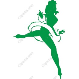 Vibrant Dancing Figure